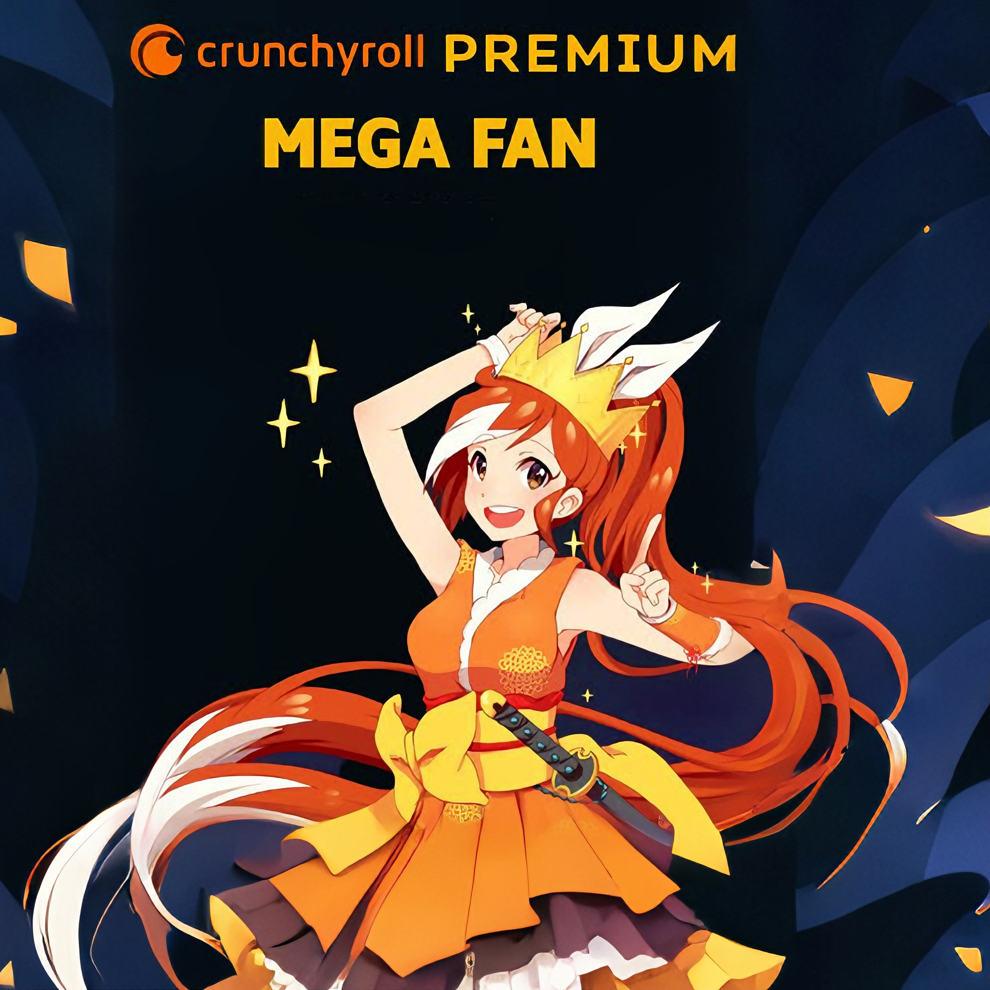 🍥🎌 Crunchyroll Mega Fan 1/12 месяца ✅ НА ВАШ СЧЕТ 🌍