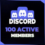  Сервер Discord – 100  Онлайн-участников