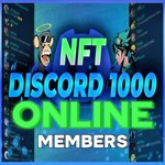  Сервер NFT Discord – 1000  участников онлайн