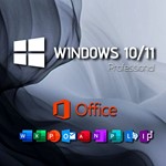 WINDOWS 10/11 PRO КЛЮЧ + OFFICE PRO PLUS 2021 ПОДАРОК