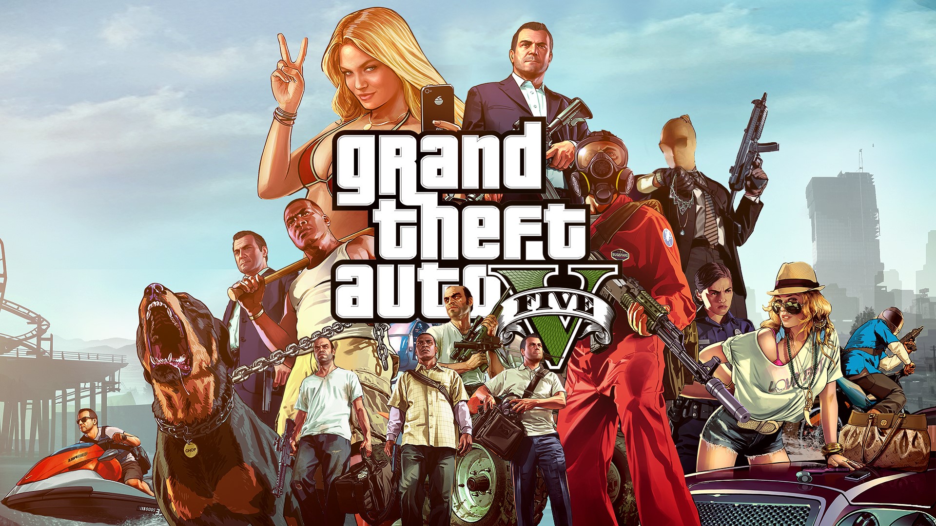 Grand Theft Auto V[ROCKSTAR+STEAM]Полный доступ