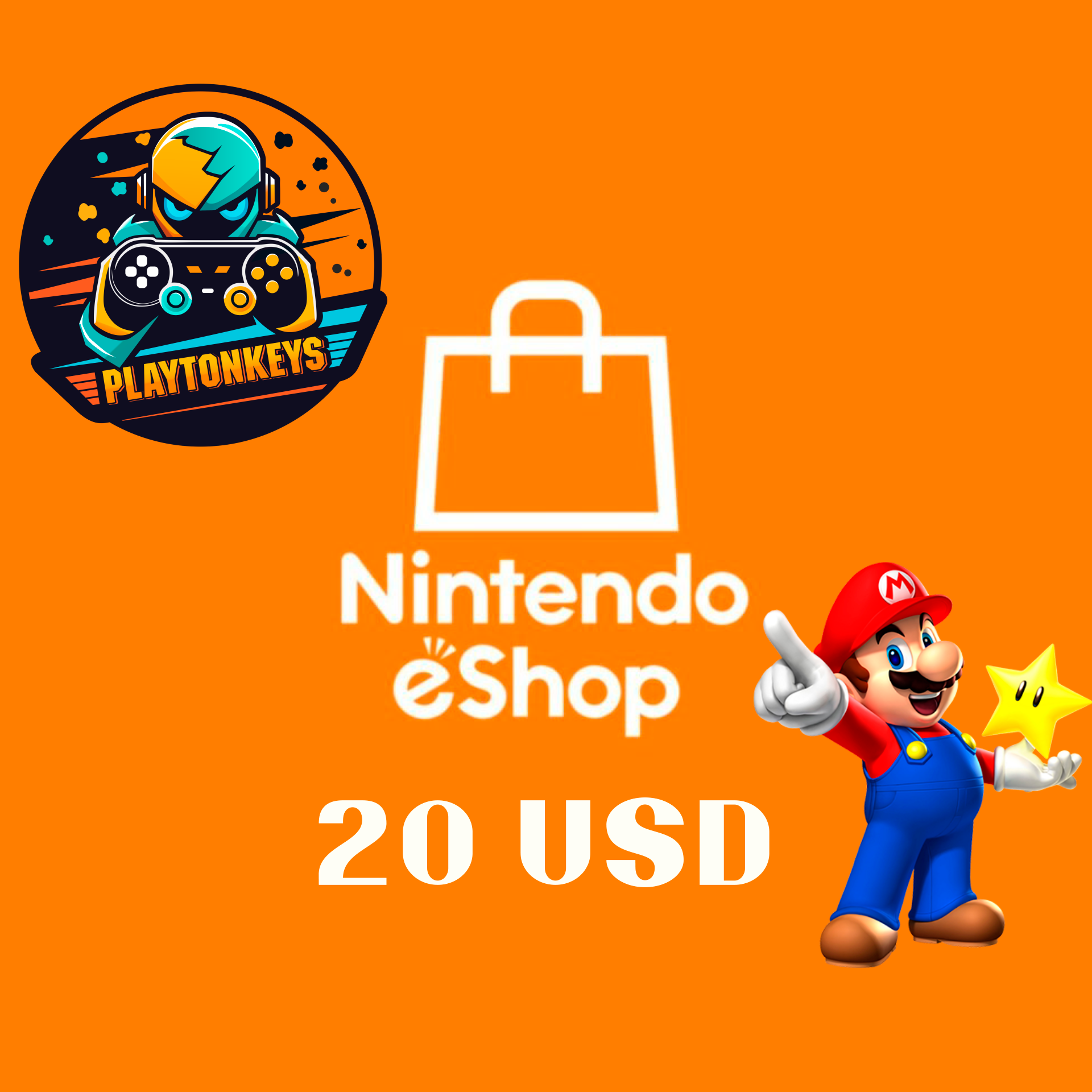 Карта оплаты Nintendo Eshop 20$ USD USA