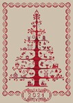 Эксклюзив. схема для вышивки крестом Елка