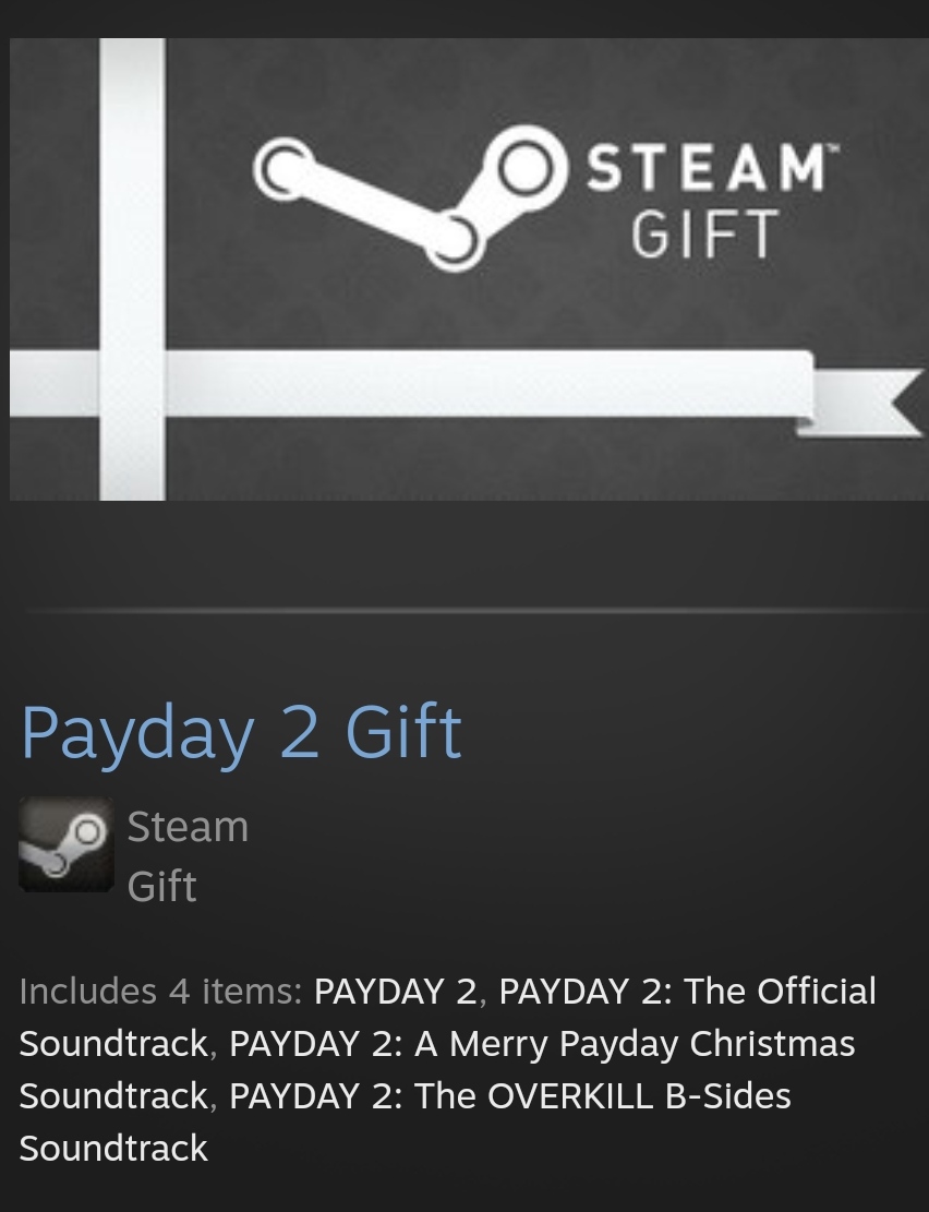 Payday 2 dlc steam region free gift