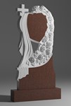 3D модель памятника для ЧПУ фрезеровки - Сердце и розы - изображение № 4