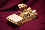 DeLorean DMC-12 макет для лазерной резки DXF SVG CDR AI