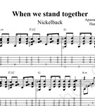 When we stand together. Ноты и табы для гитары