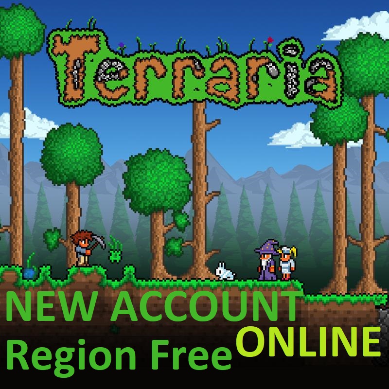 Terraria новый STEAM аккаунт ОНЛАЙН +EMAIL Region Free