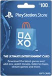 Playstation Network PSN $100 (USA) - без комиссии