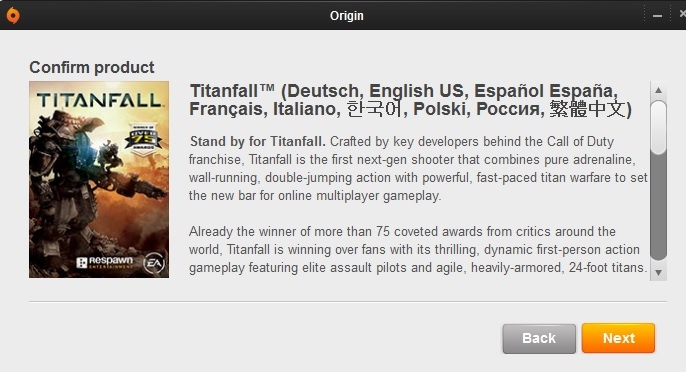 Titanfall - REGION FREE - ORIGIN - Multilanguage
