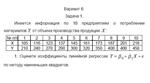 ТюмГУ Эконометрика Вариант 6 контрольная