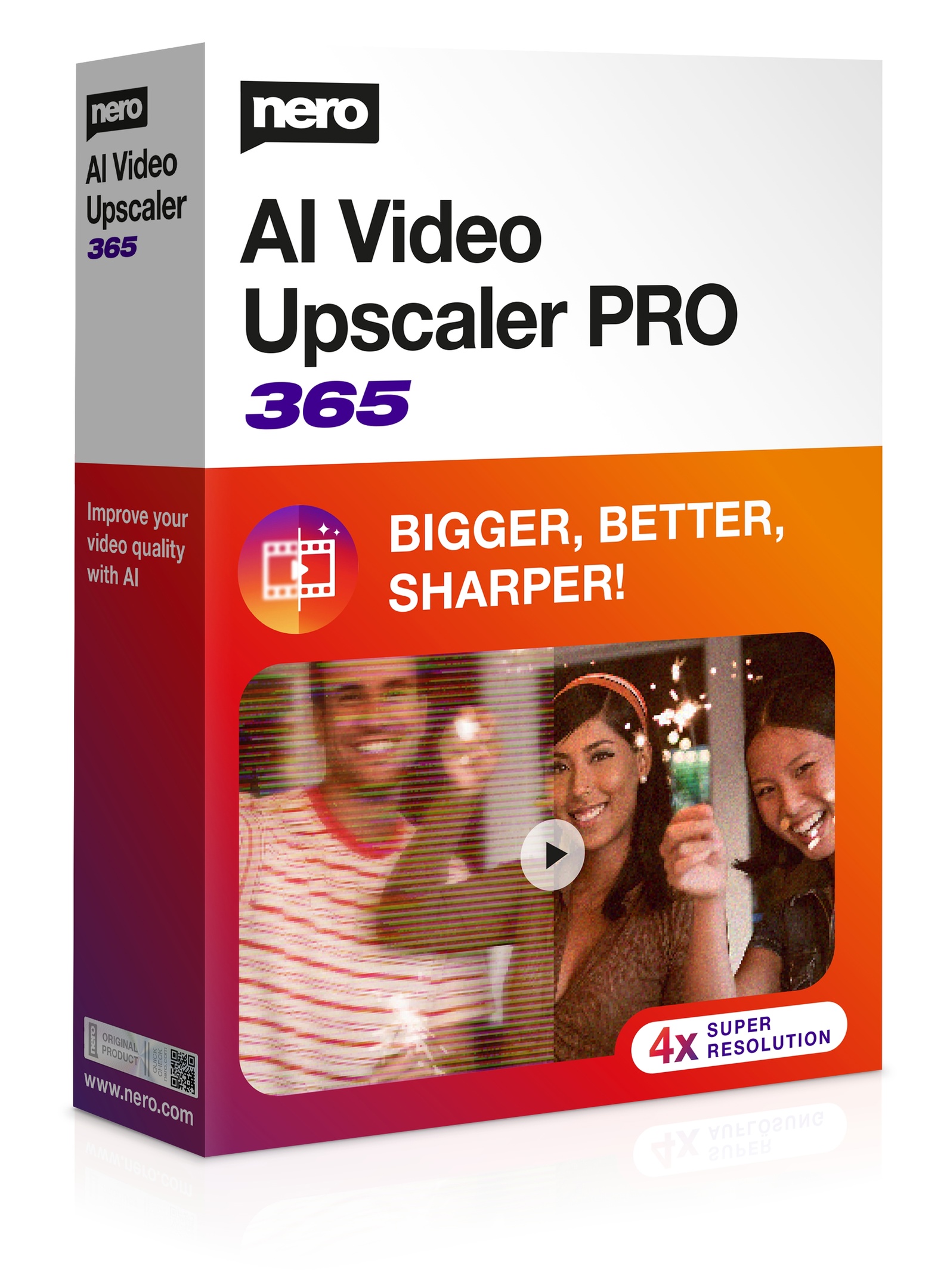 Nero AI Video Upscaler Pro 365 / Лицензия 1 год