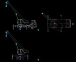 Динамический блок крана КС-3577 в формате DWG