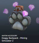 КЛЮЧ Doggy Backpack - Mining Simulator 2 ROBLOX