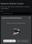 КОД  Hungry Orca  ROBLOX - изображение № 3