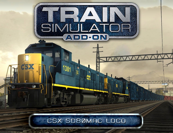 Train Simulator CSX SD80MAC Loco AddOn (steam)
