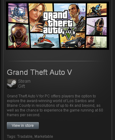 Grand Theft Auto V - STEAM Gift - Region GLOBAL