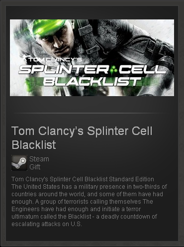 Tom Clancy's Splinter Cell Blacklist - STEAM Gift / ROW