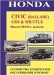 Honda CRX Shuttle (84-91) - Руководство по ремонту