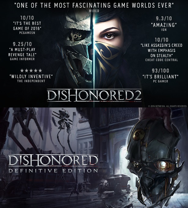 Dishonored 2 Pre-Order RHCP (Steam Gift RU/CIS)