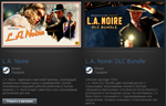 L.A. Noire + DLC Bundle (2xSteam Gifts Region Free) - изображение № 2