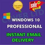 WINDOWS 10 PRO Ключ Бессрочный, Пожизненно