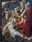 Иисуса пригвождают к Кресту_002(93х121см)
