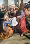 Святая Вероника вытирает лицо Иисуса_003(98х145см)