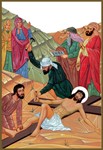 011-Иисуса пригвождают к Кресту(108х158см)слои