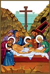 014-Тело Иисуса кладут в гроб(108х158см)слои