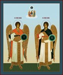 Михаил и Гавриил, архангелы_001(126х150см)