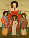 Вера,Надежда, Любовь и мать их София,мцц_007(140х180см)