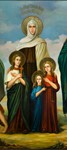 Вера,Надежда, Любовь и мать их София,мцц_009(128х287см)