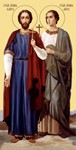 Флор и Лавр, мчч_001(49х98см)