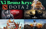 5 Bronz Steam Keys + Подарки