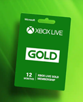Xbox Live Gold 12 месяцев Digital Code Global