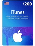 ITunes Gift Card 200 USD (USA)