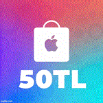 iTunes AppStore 50 TLПодарочная карта Apple Турция