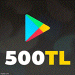 ????Google Play 500 TL????Подарочная карта Турция. Код Лир