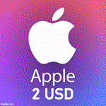 iTunes AppStore 2$Подарочная карта США пополнения