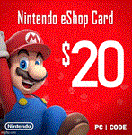 СШАNintendo Подарочная карта 20$ (USD) Нинтендо код