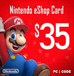 СШАNintendo Подарочная карта 35$ (USD) Нинтендо код
