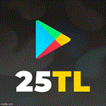 ????Google Play 25 TL????Подарочная карта Турция. Код Лир