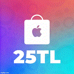 iTunes AppStore 25 TLПодарочная карта Apple Турция