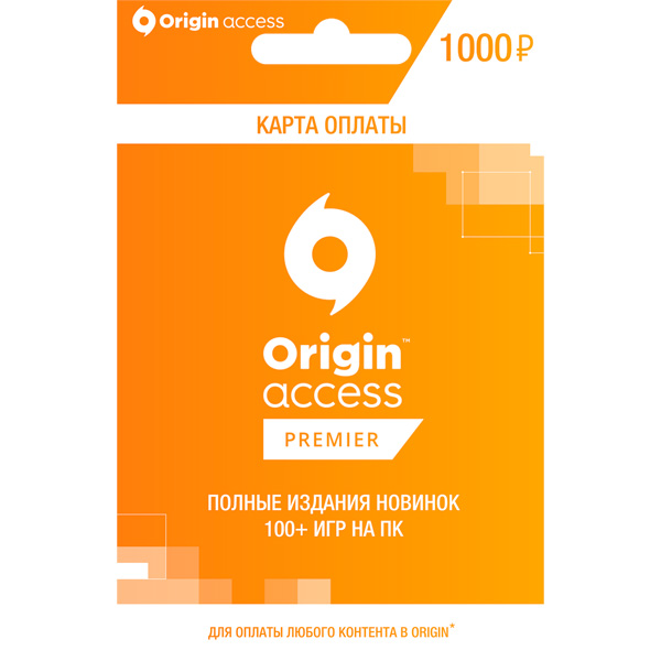 Пополнение баланса в EA Origin ✅ 1 месяц 1000 RUB (RU)