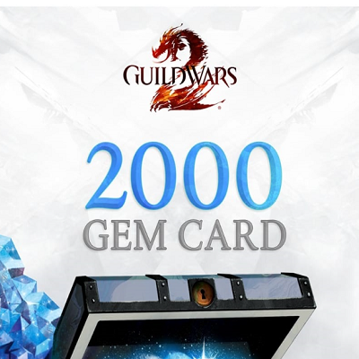 GUILD WARS 2 2000 GEMS CARD ✅ GLOBAL КЛЮЧ🔑