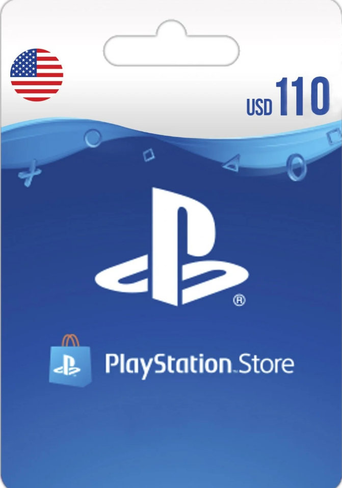 PLAYSTATION NETWORK CARD 110$ USD ✅(USA)🎮