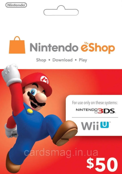 NINTENDO ESHOP CARD 50$ USD ✅(USA)