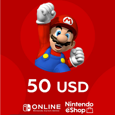 NINTENDO ESHOP CARD 50$ USD ✅(USA)