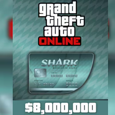 GTA ONLINE: MEGALODON SHARK CASH CARD 8,000,000$✅(PC)